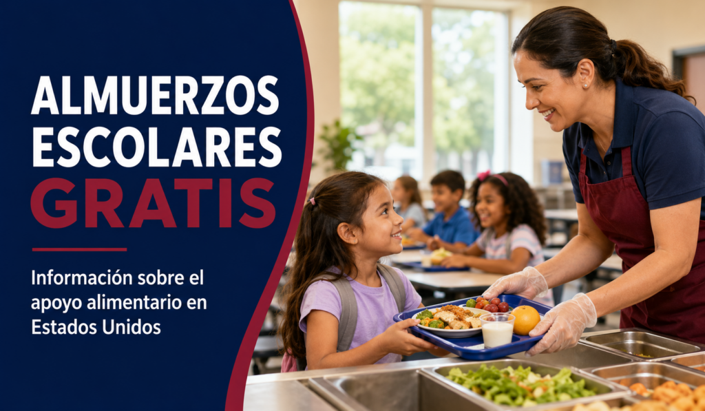 Programa de almuerzos escolares gratis en Estados Unidos